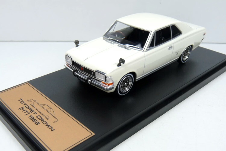 アシェットジャパン コレクション 1/43 トヨタ トヨペット クラウン ブラン HT 1968 ホワイト Hachette Japan Collection 1:43 Toyota TOYOPET Crown Blanc (HT) 1968 white