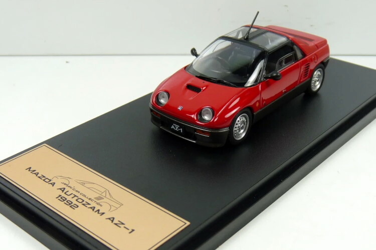 アシェットジャパン コレクション 1/43 マツダ オートザム AZ-1 1992 レッドHachette Japan Collection 1:43 Mazda Autozam AZ-1 1992 red｜Reowide モデルカー カタログ SHOP