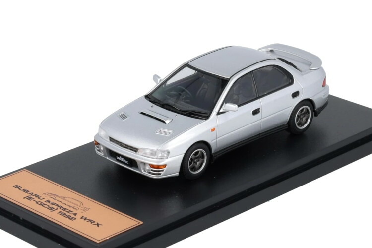 アシェットジャパン コレクション 1/43 スバル インプレッサ WRX E-GC8 1992 シルバーHachette Japan Collection 1:43 SUBARU Impreza WRX (E-GC8) 1992 silver|Reowide モデルカー カタログ SHOP