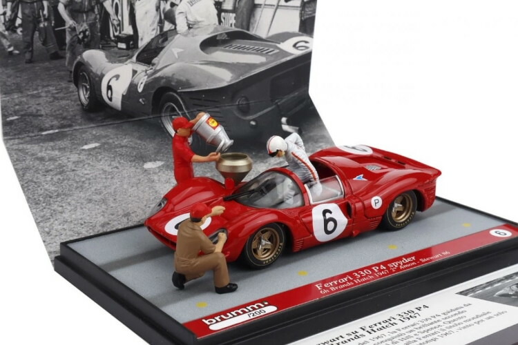 1/43 brumm　Ferrari 330 P4 spyder　200台限定 楽天市場】ブルム 1/43 フェラーリ 330 P4 スパイダー #20 ル・マン24