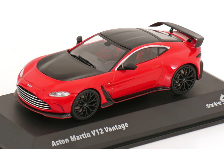 ソリド 1/43 アストンマーティン V12 ヴァンテージ レッド ブラック Solido 1:43 Aston Martin V12 Vantage red black