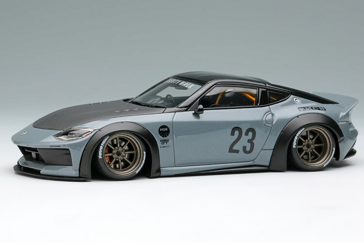 アイドロン コレクション 1/43 LBネイション フェアレディZ RZ34 RSワタナベ 8スポークホイール グレー 60台限定 EIDOLON COLLECTION 1:43 lb nation Fairlady Z RZ34 RS Watanabe 8spoke wheel Gray Limited 60 pcs