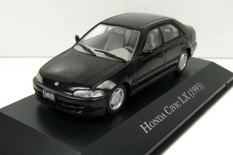 SALVAT 1/43 ホンダ シビック LX 1993 ブラック SALVAT 1:43 HONDA Civic LX 1993 Black