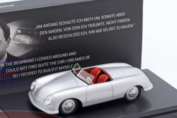 Welly 1/43 ポルシェ 356 N1 ロードスター 1948 シルバーWelly 1:43 Porsche 356 N1 Roadster Year 1948 silver｜Reowide モデルカー カタログ SHOP
