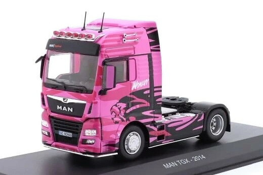 アシェットジャパン コレクション 1/43 MAN TGX トラック ウーマントラッカー 2014 ピンク Hachette Japan Collection 1:43 MAN TGX Truck Woman Trucker 2014 pink