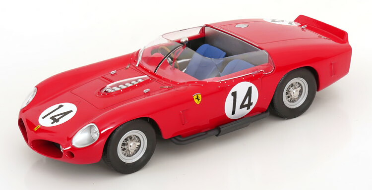 ベルク83 1/18 フェラーリ 250 TR61 #14 セブリング12時間 優勝 1961 オリビエ ジェンデビアン/フィル ヒルWerk83 1:18 Ferrari 250 TR61 N14 Winner 12h Sebring 1961 Gendebien/Hill｜Reowide モデルカー カタログ SHOP
