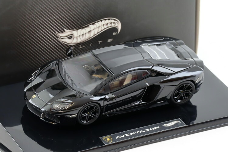 ホットウィール エリート 1/43 ランボルギーニ アヴェンタドール LP700-4 クーペ ブラックHot Wheels Elite 1:43 Lamborghini Aventador LP700-4 Coupe black｜Reowide モデルカー カタログ SHOP 11,692円