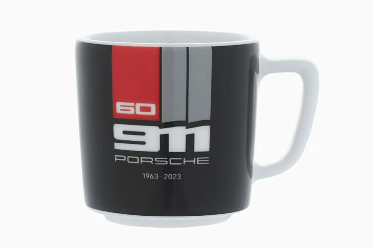 ポルシェ特注 ポルシェ エスプレッソカップ ロー プライス 911 60イヤーズ デザイン グレー レッド 10000個限定 Porsche Espresso Cup Low Price 911 60 years Desing Grey Red Limited 10000 pcs