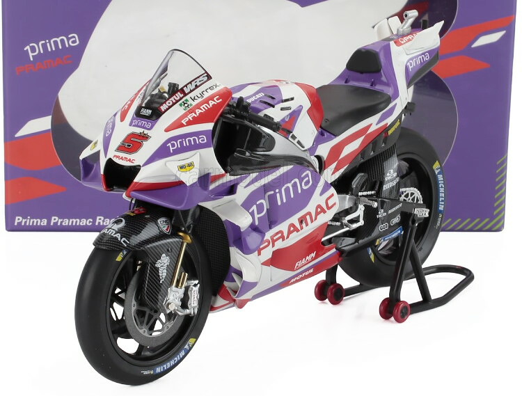 キログラムワークス 1/12 ドゥカティ デスモセディチ GP23 野球クラブ プリマ プラマック 一ころ #5 MotoGP 時節 2023 ヨハン ザルコKILOWORKS 1:12 DUCATI DESMOSEDICI GP23 TEAM PRIMA PRAMAC RACING N5 MOTOGP SEASON 2023 JOHANN ZARCO