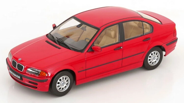 KK規模 1/18 BMW 3続きもの E46 1999 赤いことKK-Scale 1:18 BMW 3-SERIES (E46) 1999 RED