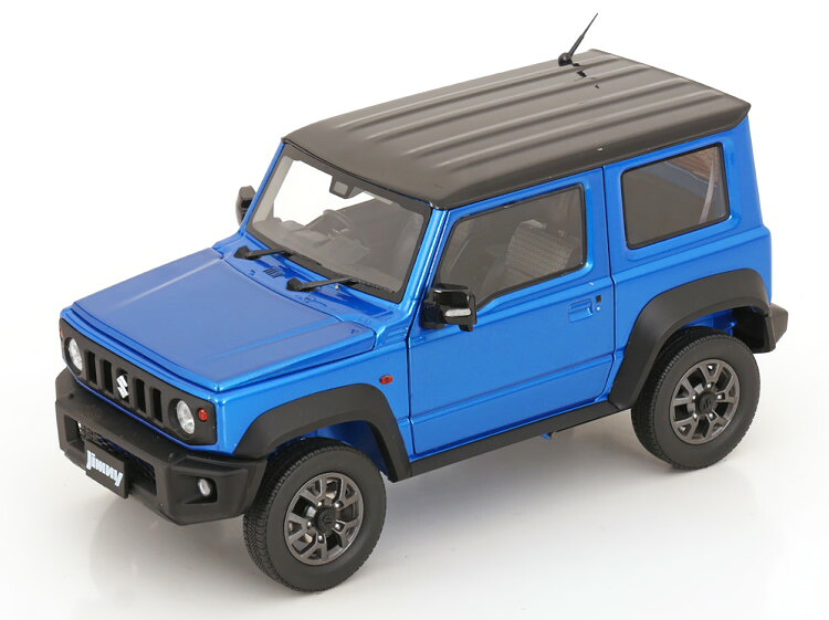BM-CREATIONS 1/18 スズキ ジムニー JB64 右ハンドル ブルーメタリック ブラック 660台限定 開閉BM Creations 1:18 Suzuki Jimny JB64 RHD bluemetallic black Limited Edition 660 pcs|Reowide モデルカー カタログ SHOP
