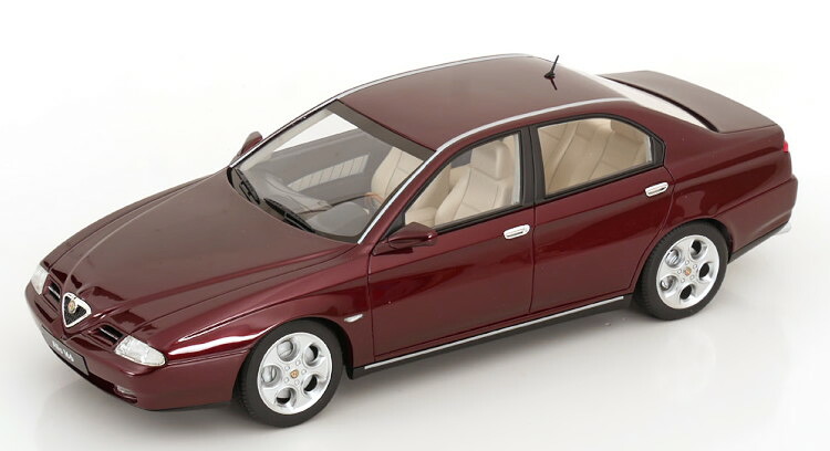 Cult Scale 1/18 アルファ ロメオ 166 スーパー 3.0 24V 1998-2002 ダークレッド メタリックCult Scale 1:18 Alfa Romeo 166 Super 3.0 24V 1998-2002 darkred metallic｜Reowide モデルカー カタログ SHOP 35,620円