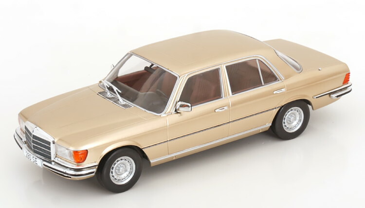 MCG 1/18 メルセデス S クラス W116 ライトゴールド メタリック MCG 1:18 Mercedes S-Klasse W116 lightgold metallic