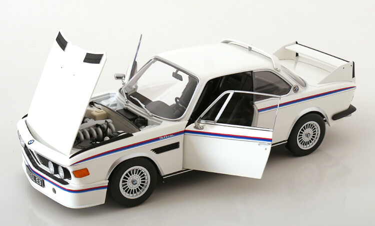 KKスケール 1/12 BMW 3.0 CSL E9 1973 ホワイト 開閉KK-Scale 1:12 BMW 3.0 CSL E9 1973 white｜Reowide モデルカー カタログ SHOP 38,870円