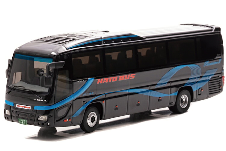 カーネル 1/64 はとバス ピアニシモ 3 サファイア #511 いすゞ ガーラ スーパーハイデッカー CAR-NEL 1:64 Hato Bus Pianissimo III Sapphire (Car N511) Isuzu Gala Super High Decker