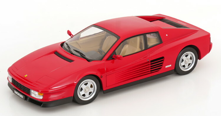 KK規模 1/18 フェラーリ テスタロッサ 室内装飾 皮膚軟化剤 1986 赤いことKK-Scale 1:18 Ferrari Testarossa Interieur creme 1986 red 乗り物のおもちゃ-おもちゃ-ミニカー・トイカー
