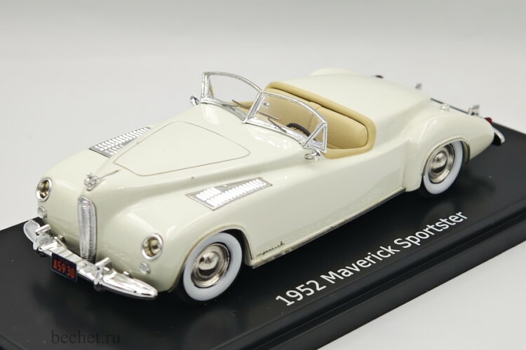ESVAL MODEL 1/43 マーベリック 運動競技はやりっ子 蜘蛛 開けっ広げ 1952 白いことESVAL MODEL 1:43 MAVERICK SPORTSTER SPIDER OPEN 1952 WHITE