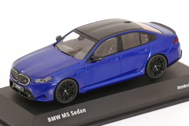 ソリド 1/43 BMW M5 G90 サルーン 2025 ブルー メタリックSolido 1:43 BMW M5 (G90) Saloon 2025 bluemetallic