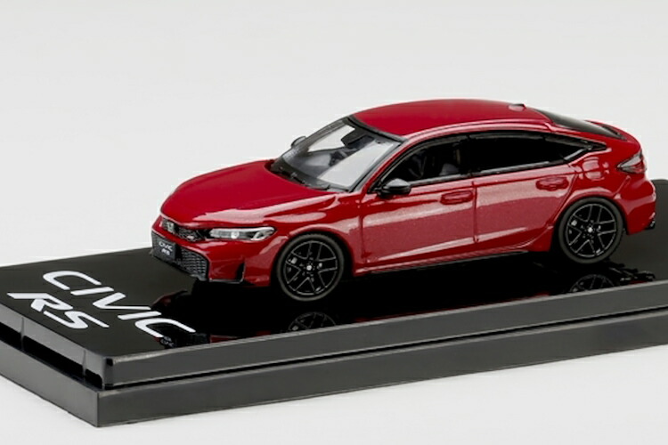 ホンダ特注 1/64 シビック RS 割り増し金 水晶 赤いこと メタリックHonda 1:64 CIVIC RS Premium Crystal Red Metallic 乗り物のおもちゃ-おもちゃ-ミニカー・トイカー