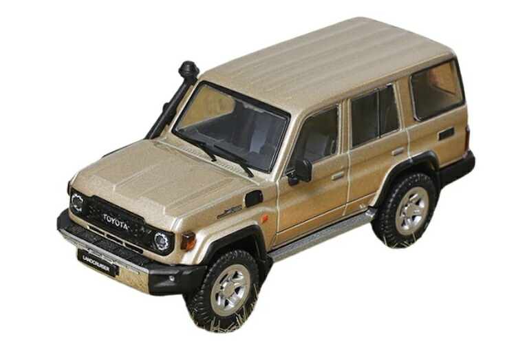 ゲインコーププロダクツ 1/64 トヨタ 地べたクルーザー J76 2023 ゴールドGCD 1:64 Toyota Land Cruiser J76 2023 Golden ミニカー・トイカー-車-乗り物のおもちゃ