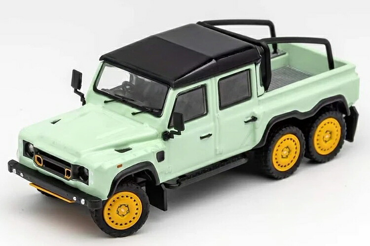 ゲインコーププロダクツ 1/64ランドローバー ディフェンダー 6x6 ライトグリーン GCD 1:64 Land Rover Defender 6x6 Light Green
