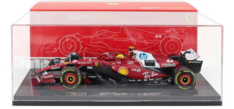楽天市場】ブラーゴ 1/64 フェラーリ SF-25 No.44 2025 F1 L
