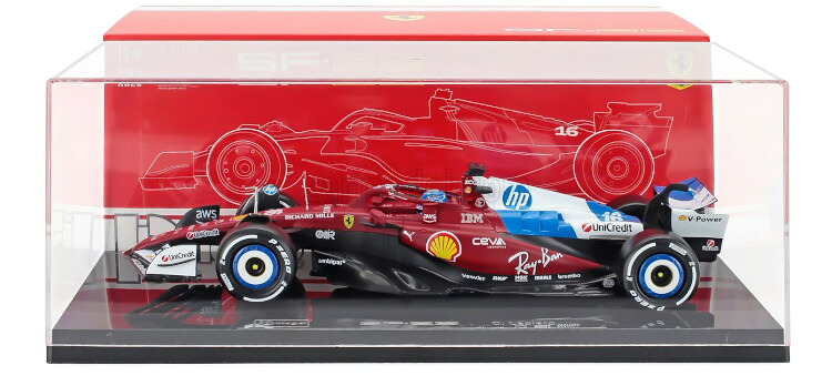 ブラーゴ 1/18 フェラーリ フォーミュラ1 SF-25 スクーデリア フェラーリ #16 マイアミ グランプリ 2025 シャルル ルクレール Bburago 1:18 FERRARI F1 SF-25 TEAM SCUDERIA FERRARI N16 MIAMI GP 2025 CHARLES LECLERC｜Reowide モデルカー カタログ SHOP