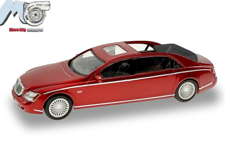 ヘルパ 1/87 メルセデス マイバッハ 62S 2002 マイクロシティ レッド メタリック Herpa 1:87 Mercedes Maybach 62S Year 2002 Micro City red metallic