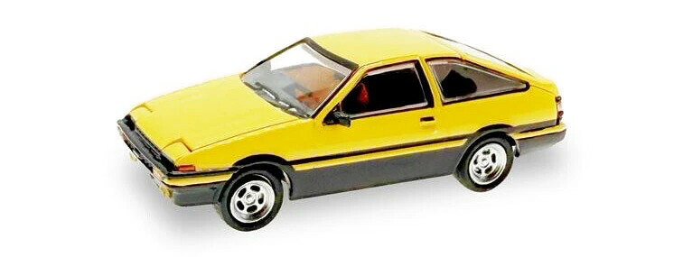 ヘルパ 1/87 トヨタ カローラ AE86 トレノ 1983 マイクロシティ イエロー ブラック Herpa 1:87 Toyota Corolla AE86 1983 Micro City yellow black