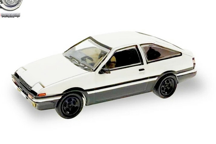 ヘルパ 1/87 トヨタ カローラ AE86 トレノ 1983 マイクロシティ ホワイト ブラック Herpa 1:87 Toyota Corolla AE86 1983 Micro City white black