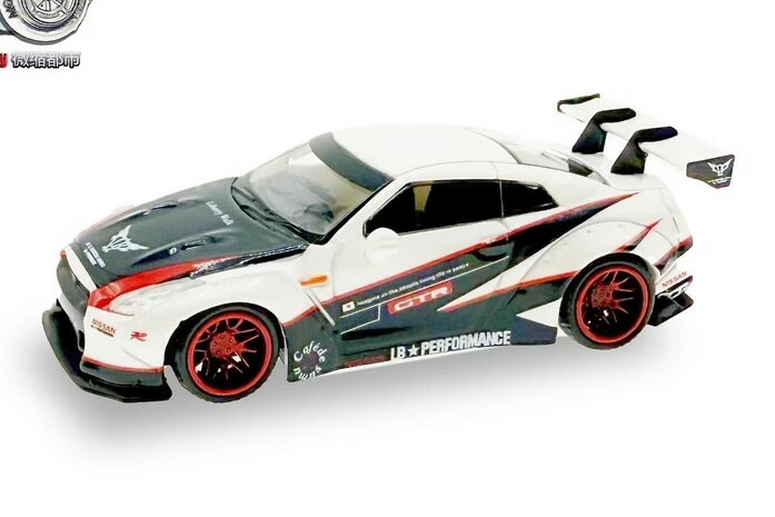 ヘルパ 1/87 日産 スカイライン GT-R R35 2007 マイクロシティ リバティーウォーク Herpa 1:87 Nissan Skyline GTR R35 2007 Micro City Liberty Walk