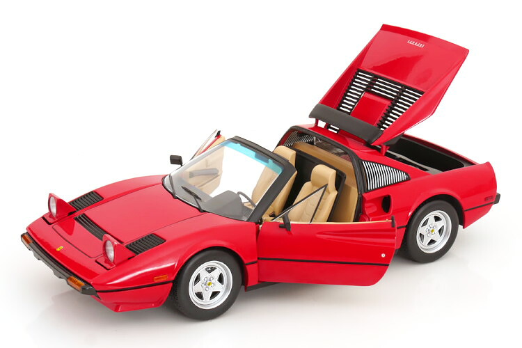 KKスケール 1/12 フェラーリ 308 GTS QV US仕様 TVシリーズ マグナム 1982 レッド 開閉KK-Scale 1:12 Ferrari 308 GTS QV US-Version from the TV Series Magnum 1982 red|Reowide モデルカー カタログ SHOP