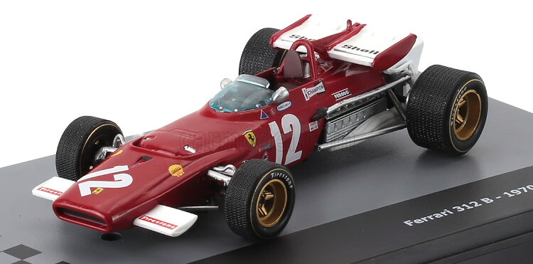 EDICOLA 1/43 フェラーリ 公式1 F312B #12 陽気 1970 ジャッキー イクス EDICOLA 1:43 EDICOLA FERRARI F1 F312B N 12 SEASON 1970 JACKY ICKX CON VETRINA ミニカー・トイカー-車-おもちゃ