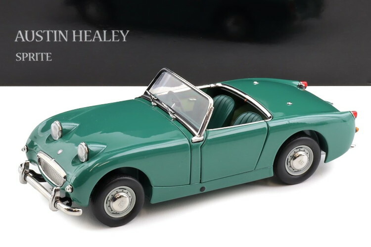 京商 1/18 オースチン ヒーレー スプライト 1958 岩礁緑であることKyosho 1:18 Austin-Healey Sprite 1958 Leaf Green