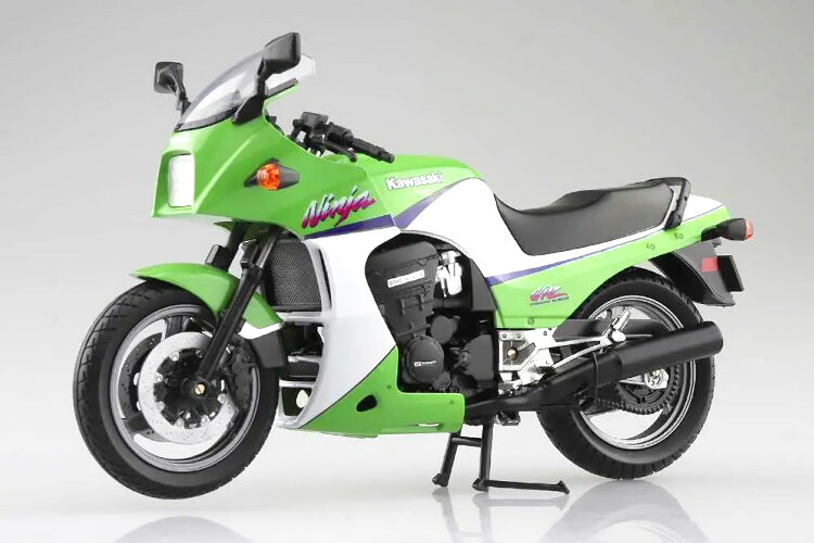 アオシマ 1/12 カワサキ GPz900R 緑であることAOSHIMA 1:12 Kawasaki GPz900R Green