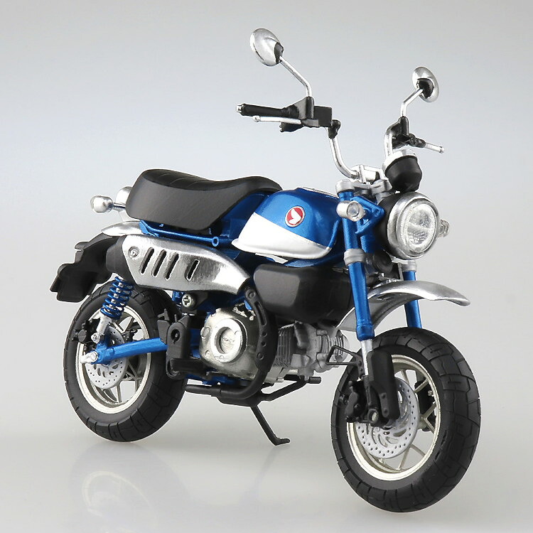 アオシマ 1/12 ホンダ エテ公125 パールグリッターリングブルーAOSHIMA 1:12 Honda Monkey125 Pearl Glitter Ring Blue