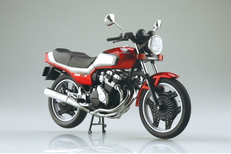 アオシマ 1/12 ホンダ CBX400F キャンディアラモアナレッド パールシェルホワイトAOSHIMA 1:12 Honda CBX400F Candy Alamoana Red Pearl Shell White