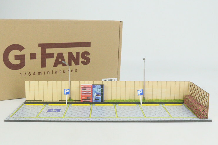G-Fans 1/64 イルミネーション付 建物 シーン モデル ガーデン ビルディング ※ミニカー・フィギュアは付属しませんG-Fans 1:64 Illuminated Building Scene Model Garden Building｜Reowide モデルカー カタログ SHOP