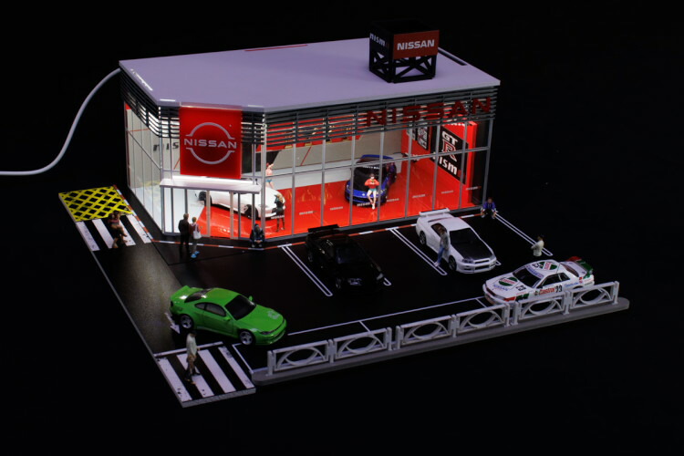 G-Fans 1/64 日産 ニスモ 建築 ジオラマ ミニカー・フィギュアは付属しません NISSAN NISMO Architectural Diorama