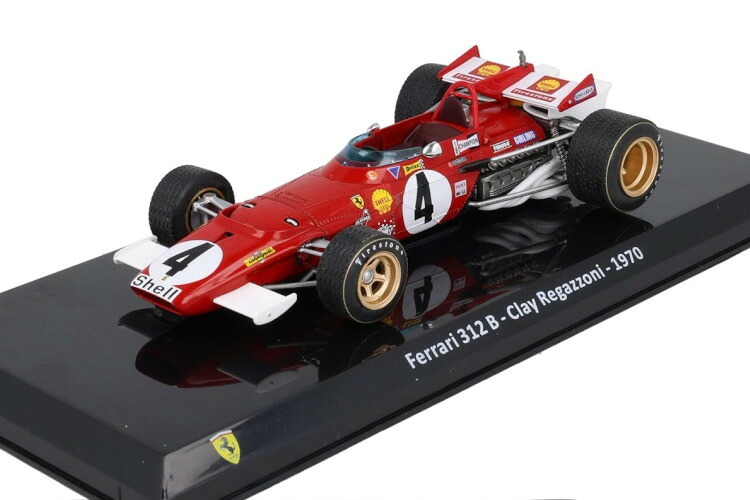 アルタヤ 1/24 フェラーリ 312B #4 フォーミュラ1 1970 クレイ レガツォーニ Altaya 1:24 FERRARI 312 B #4 Formule 1 1970 C.Regazzoni
