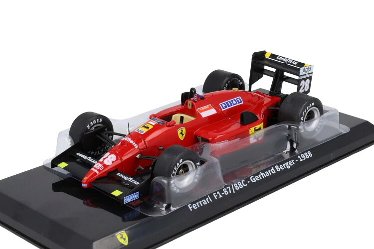 アルタヤ 1/24 フェラーリ F1-87/88C #28 フォーミュラ1 1988 ゲルハルト ベルガーAltaya 1:24 FERRARI F1-87/88C #28 Formule 1 1988 G.Berger｜Reowide モデルカー カタログ SHOP