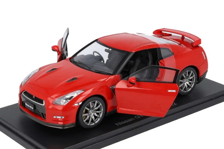 アシェット ジャパン コレクション 1/24 日産 GT-R R35 2012 バイブライトレッド 開閉Hachette Japan Collection 1:24 NISSAN GT-R R35 2012 vibe bright red｜Reowide モデルカー カタログ SHOP