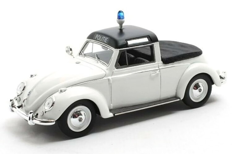 マトリックス 1/43 MG フォルクスワーゲン ビートル 1200 カイプ コーチ ポリス デン ハーグ クローズド トップ 1958 ホワイトMatrix 1:43 Volkswagen VW Beetle 1200 Kuip Coach Police Den Haag Closed Top 1958 white|Reowide モデルカー カタログ SHOP