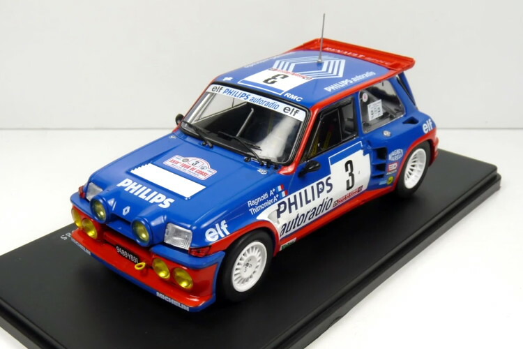 SALVAT 1/24 ルノー 5 ターボ 1985 #3 ジャン ラニョッティSALVAT 1/24 RENAULT 5 Turbo 1985 #3 Ragnotti｜Reowide モデルカー カタログ SHOP
