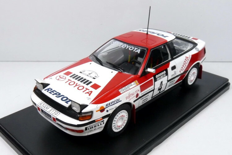 SALVAT 1/24 トヨタ セリカ GT-4 1990 #4 カルロス サインツ ルイス モヤ SALVAT 1/24 TOYOTA Celica GT-4 1990 #4 Sainz Moya