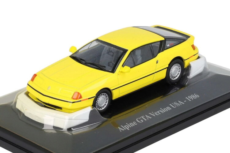 ELIGOR 1/43 ルノー アルピーヌ GTA USA仕様 1986 イエロー ELIGOR 1:43 RENAULT Alpine GTA Version USA 1986 yellow