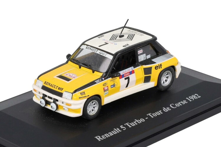 ELIGOR 1/43 ルノー 5 ターボ ツール ド コルス 1982 #7 ジャン ラニョッティ/ジャン マルク アンドリエELIGOR 1:43 RENAULT 5 Turbo Tour de Corse 1982 N7 Jean?Ragnotti/Jean?Marc?Andri&eacute;｜Reowide モデルカー カタログ SHOP