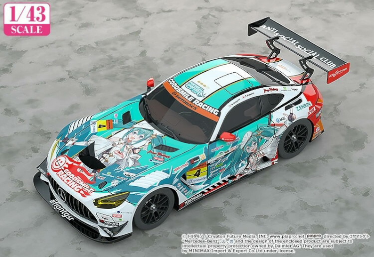 スパーク グッドスマイルレーシング 1/43 グッドスマイル 初音ミク AMG 2023 開幕戦Ver. Good Smile Racing 1:43 Good Smile Hatsune Miku AMG 2023 Season Opening Race Ver.