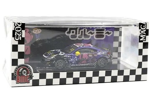 BMクリエイションズ 1/64 トヨタ GR86 X グルーミーベア ブラック #17 トーマス チャック マカオGP BM Creations 1:64 Toyota GR86 X Gloomy Bear Black #17 Thomas Chak Macau GP