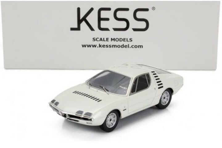 KESS-MODEL 1/43 アルファロメオ モントリオール エキスポ 1967 ホワイト KESS-MODEL 1:43 ALFA ROMEO MONTREAL EXPO 1967 WHITE